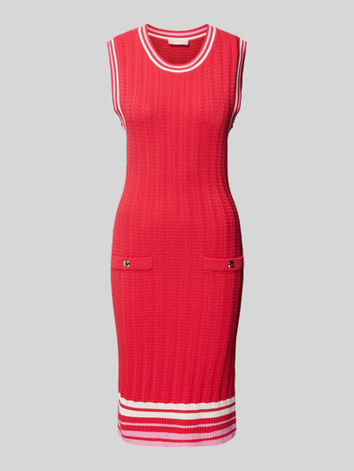 LIU JO SPORT Minikleid mit Strukturmuster Rot 2