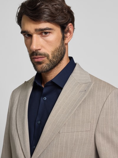 OLYMP Level Five Slim fit zakelijk overhemd met kentkraag Marineblauw - 3