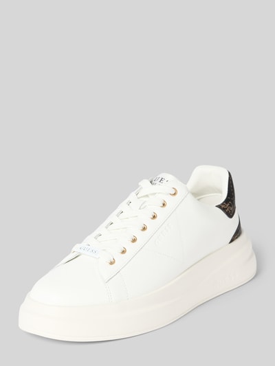 Guess Sneaker mit Label-Details Modell 'ELBA' Weiss 1