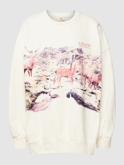 Levi's® Sweatshirt mit Label-Print Modell 'Prism' Lind 2