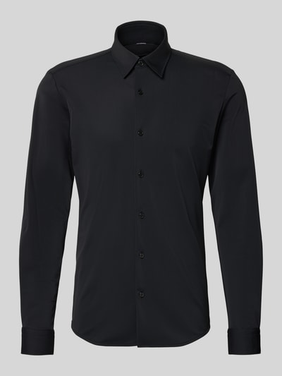 BOSS Slim Fit Freizeithemd mit Kentkragen Modell 'P-ROAN' Black 2