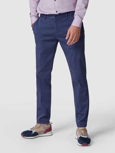 Roy Robson Slim fit chino met stretch  Blauw - 4