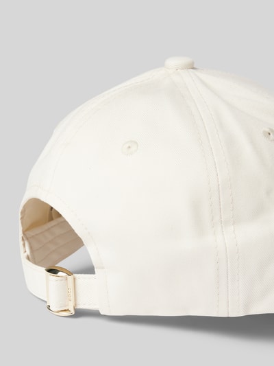BOSS Basecap aus reiner Baumwolle Modell 'ARI-BOSS-E' Offwhite 3
