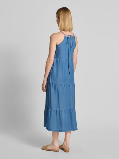 Vero Moda Sukienka casualowa rozkloszowana z lyocellu model ‘FLEUR’ Niebieski 5