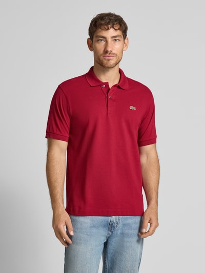 Lacoste Regular Fit Poloshirt aus reiner Baumwolle Bordeaux 4