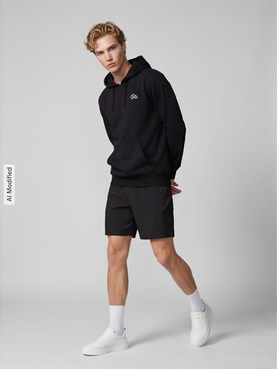 adidas Sportswear Hoodie mit kleinem Label-Stitch Black 1