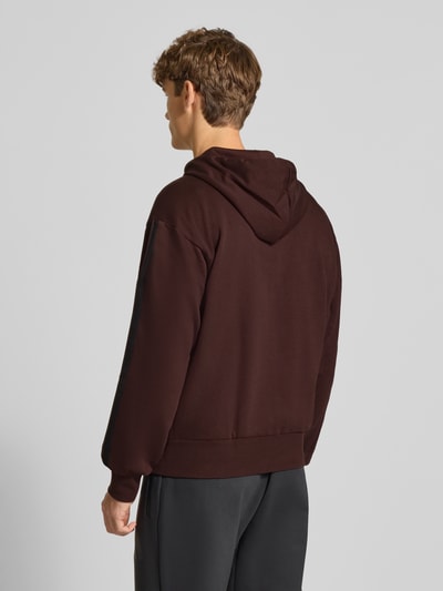 adidas Sportswear Sweatjacke mit Kapuze Dunkelbraun 5