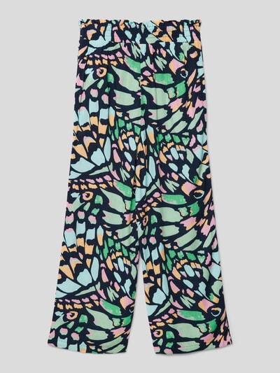 s.Oliver RED LABEL Stoffhose  aus Viskose mit elastischem Bund Marineblau 3