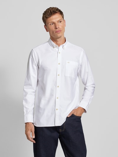 camel active Koszula casualowa z kołnierzykiem typu button down Biały 4