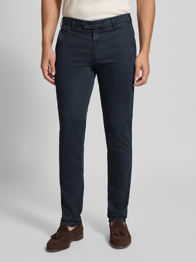 Mmx Broek met achterzakken, model 'Lupus' Marineblauw - 4