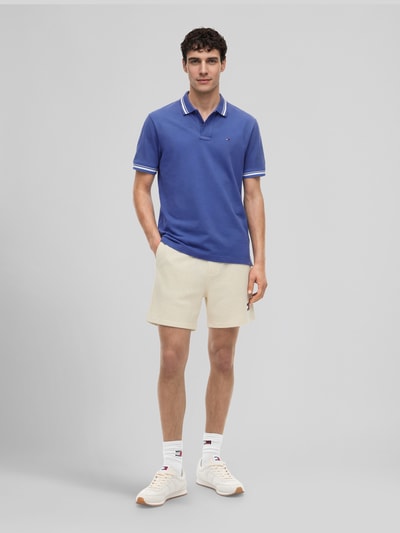 Tommy Jeans regular fit poloshirt van puur katoen Rookblauw - 1