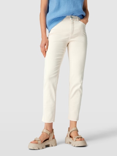 Marc Cain Jeans mit ausgefranstem Saum Beige 4