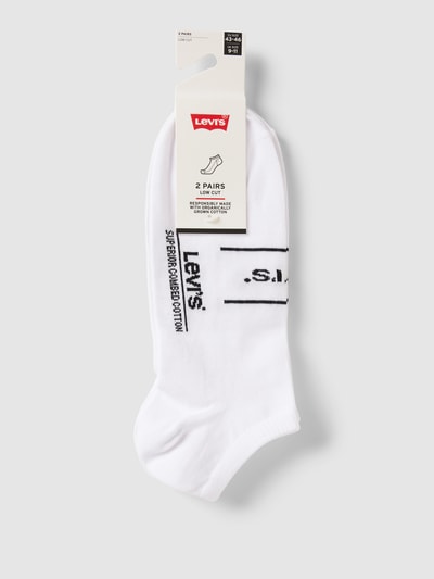 Levi's® Sneakersocken mit Label-Detail Weiss 3