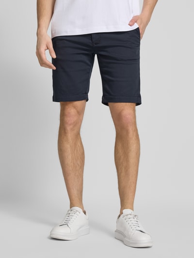 MAC Regular Fit Shorts mit Tunnelzug Marine 4