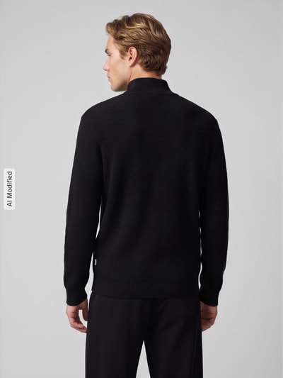 ONLY & SONS Regular Fit Troyer aus Baumwoll-Mix Modell 'PHIL' Black 5