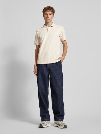 Jack & Jones Poloshirt mit Label-Stitching Modell 'AUSTIN' Beige 1