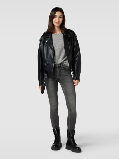 Vero Moda Jeansy o kroju skinny fit z 5 kieszeniami model ‘FLASH’ Średnioszary 1