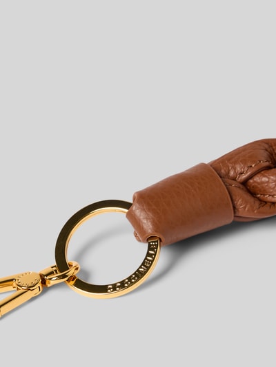 Coccinelle Anhänger in Flecht-Optik Modell 'Boheme' Cognac 2