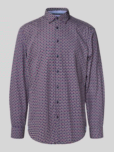 Christian Berg Men Vrijetijdsoverhemd met knoopsluiting Jeansblauw - 2