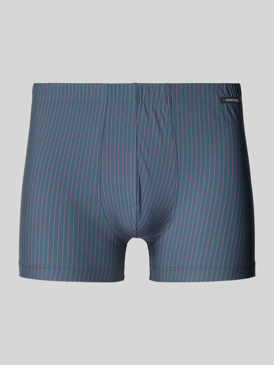 Schiesser Trunks mit elastischem Bund Modell 'Pure' Blau 1