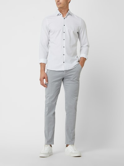 Baldessarini Slim fit chino met stretch, model 'Jorck' Lichtgrijs - 1