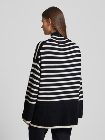 Marc O'Polo Oversize Strickpullover aus reiner Baumwolle im Breton-Stil  Marine 5