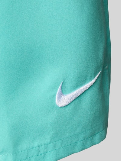Nike Badeshorts mit Logo-Stitching und Eingrifftaschen Helltuerkis 2