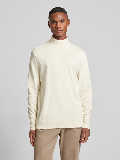 HECHTER PARIS Longsleeve mit Rollkragen Offwhite 4