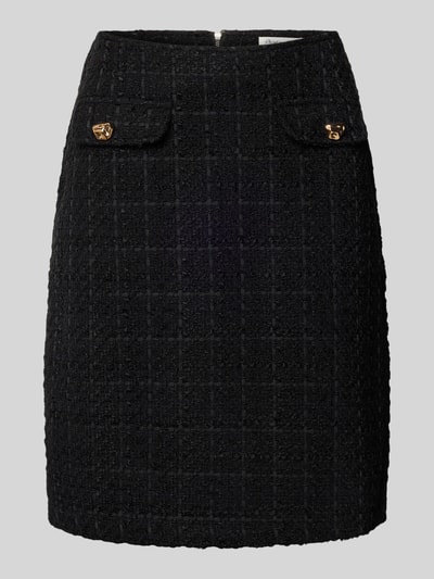 Christian Berg Woman Spódnica o długości do kolan z imitacji bouclé Czarny 2