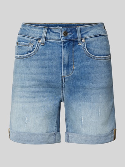 Liu Jo White Regular Fit Jeansshorts im 5-Pocket-Design Hellblau 2