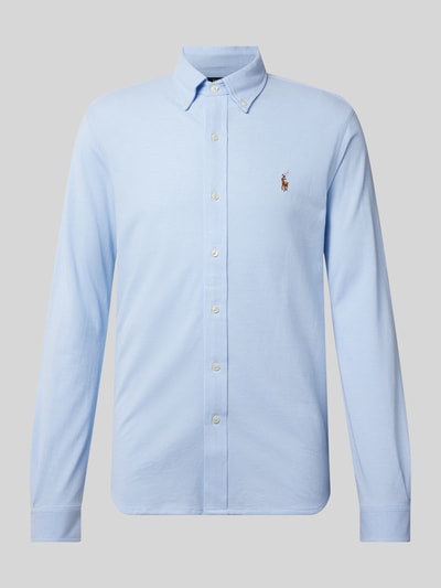 Polo Ralph Lauren Freizeithemd mit Label-Stitching Bleu 2