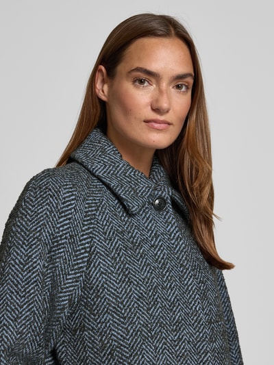 Scotch & Soda regular fit lange jas met wol Antraciet - 3