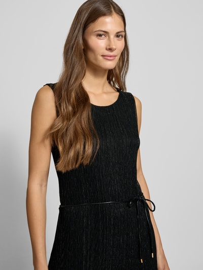 ZABAIONE Maxikleid mit Bindegürtel Modell 'An44ina' Black 3