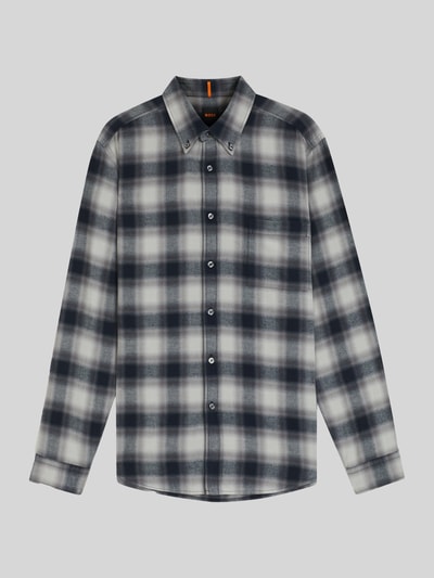 BOSS Orange Regular fit vrijetijdsoverhemd van puur katoen, model 'RICKERT' Lichtgrijs - 2