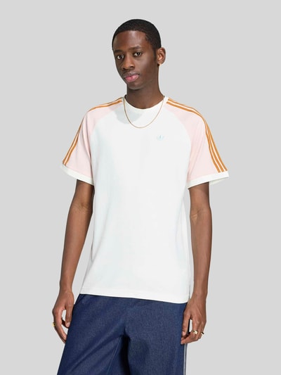 adidas Originals Regular Fit T-Shirt aus reiner Baumwolle Hellrosa 3