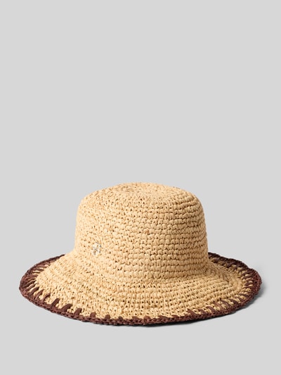 BOSS Strohhut aus Raphia Modell 'DANIKA-CR' Beige 1