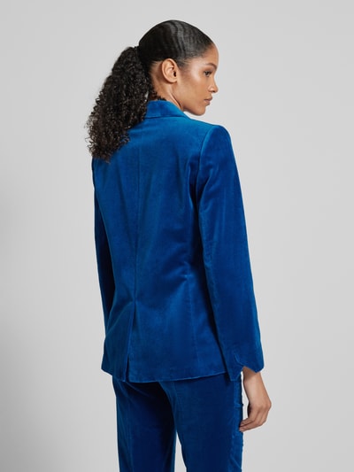 Zadig & Voltaire Blazer met klepzakken, model 'VAVY VELVET' Oceaanblauw - 5