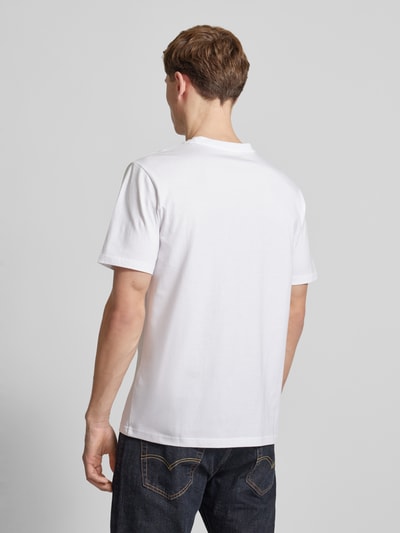 Carhartt Work In Progress T-Shirt mit Label-Patch Modell 'POCKET' Weiss 5