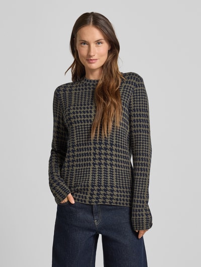 Christian Berg Woman Selection Strickpullover mit Rundhalsausschnitt Khaki 4