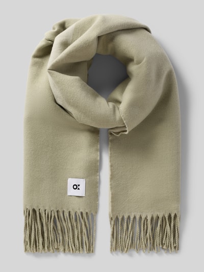 OPUS Schal mit Fransen Modell 'Atopa' Schilf 1