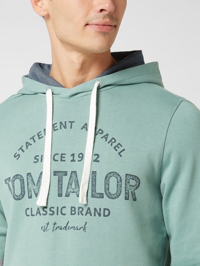 Tom Tailor Hoodie mit Logo Mint 3