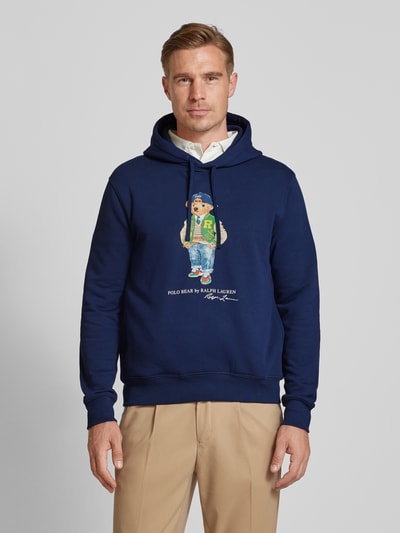 Polo Ralph Lauren Hoodie mit Motiv-Print Marine 4