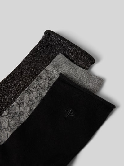 JOOP! Collection Sokken met labeldetail in een set van 3 paar Zwart - 2