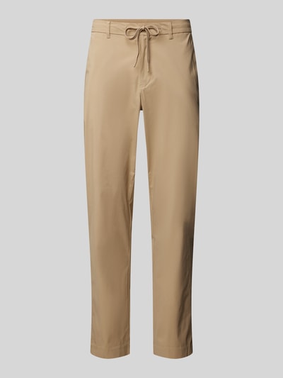 SELECTED HOMME Regular Tapered Fit Chino mit Tunnelzug Modell 'LERO' Sand 2