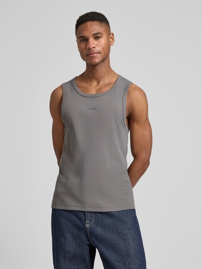 HUGO Slim Fit Tank Top aus Baumwoll-Mix Modell 'DAPOTA' Mittelgrau 4