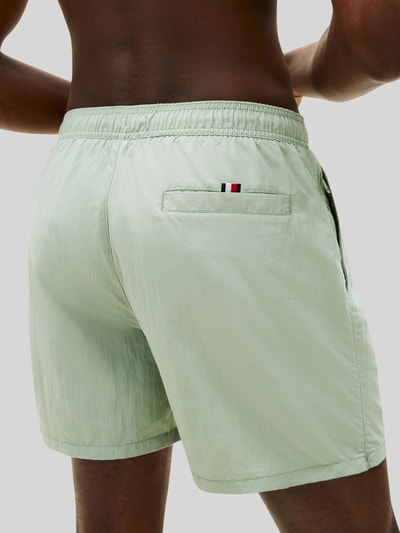 Tommy Hilfiger Badehose mit Label Print Schilf 3