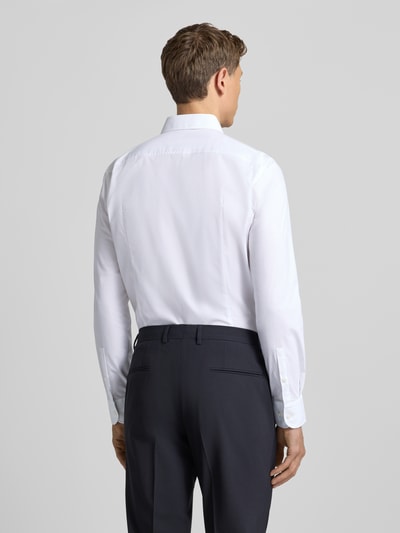 BOSS Koszula biznesowa o kroju slim fit z mieszanki bawełny model „H-HANK” Biały 5