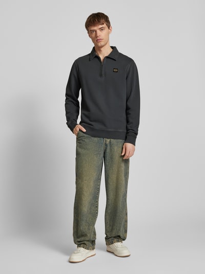 Superdry Sweatshirt met labeldetail Zwart - 1