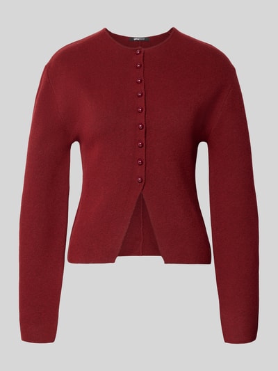 Gina Tricot Strickjacke mit Knopfleiste Bordeaux 2