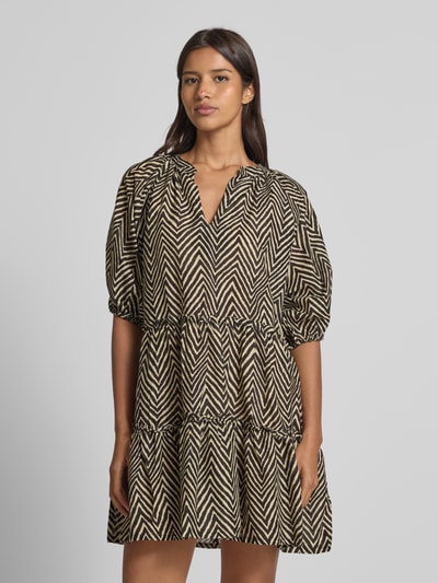 Barts Mini-jurk met ruches, model 'ADELIU' Offwhite - 4